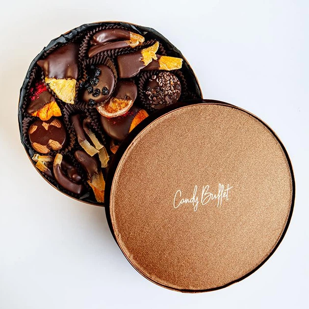 Assortiment ciocolată cu fructe – dulciuri naturale premium